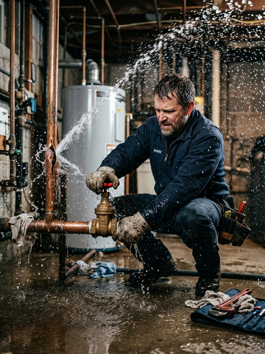 Emergency Plumbing — Burst pipes and backups, 24/7.
